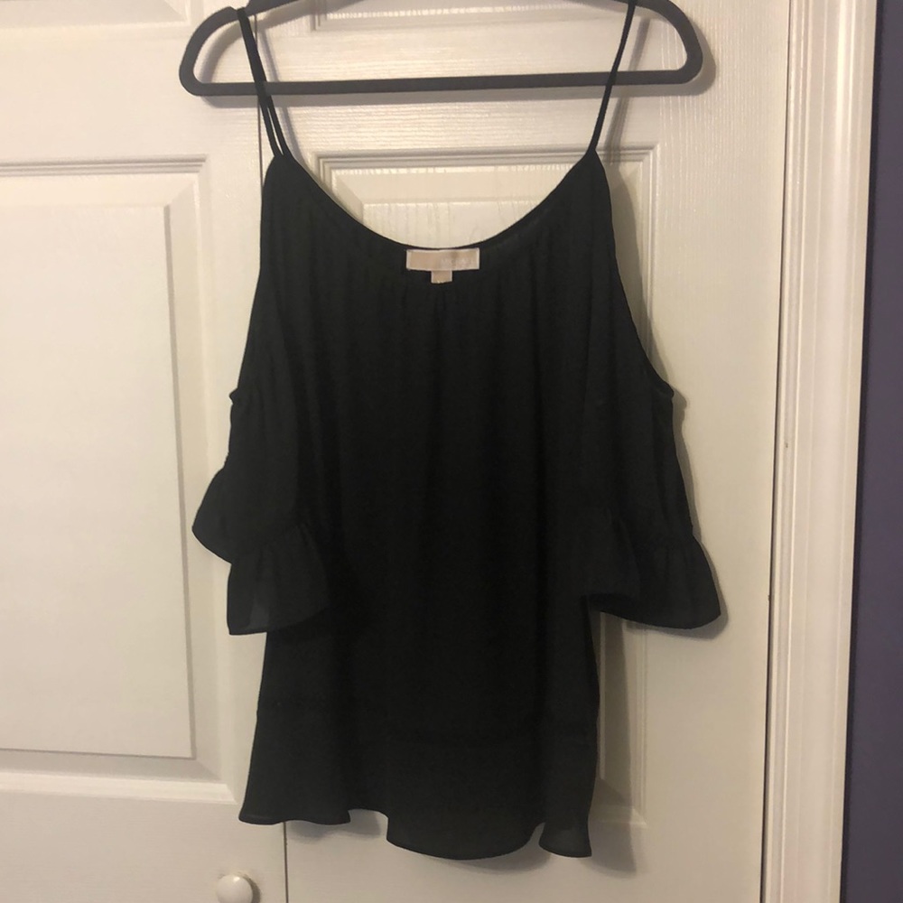 Black, sheer, Michael Kors Top